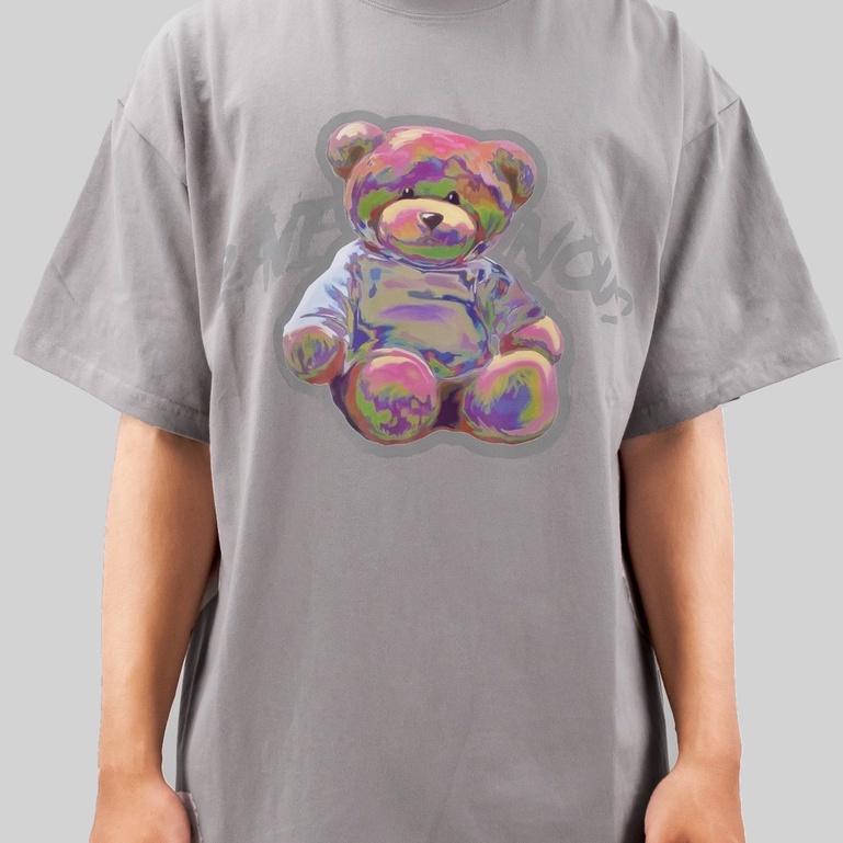 Ravenous Hologram Bear Grey Tee