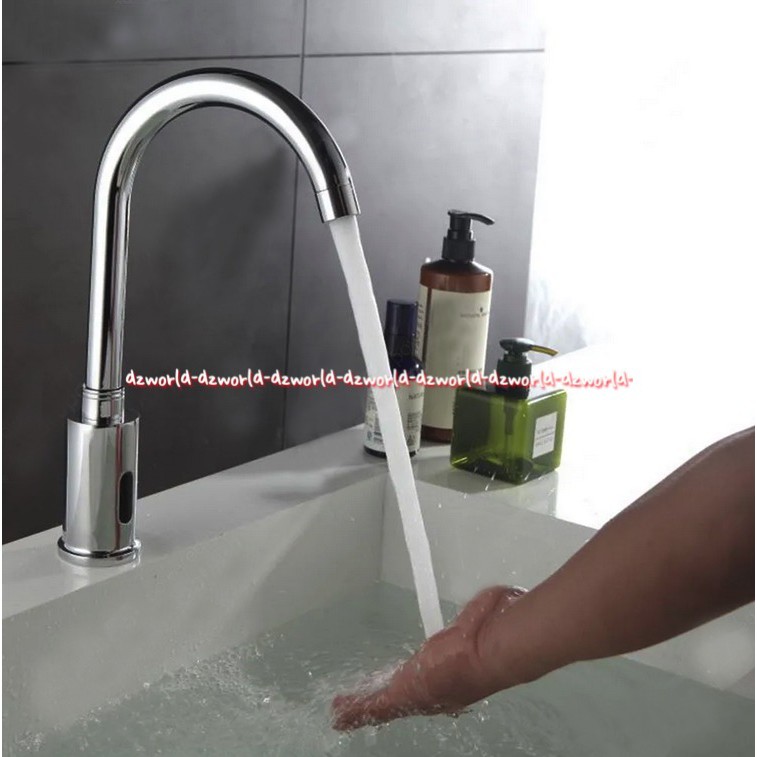 Acroz Touchless Basin Faucet Keran Panjang Untuk Cuci Piring G-008 Kran Sensor Otomatis Tangan Acros