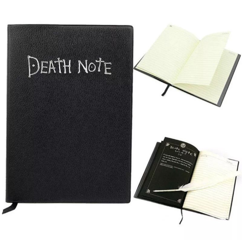 Replika Buku Death Note Asli Bonus Pen Bulu