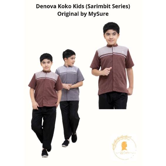 Denova Koko Kids (Sarimbit Series), Koko anak, Koko lengan pendek, Koko premium, Koko MySure, Koko a