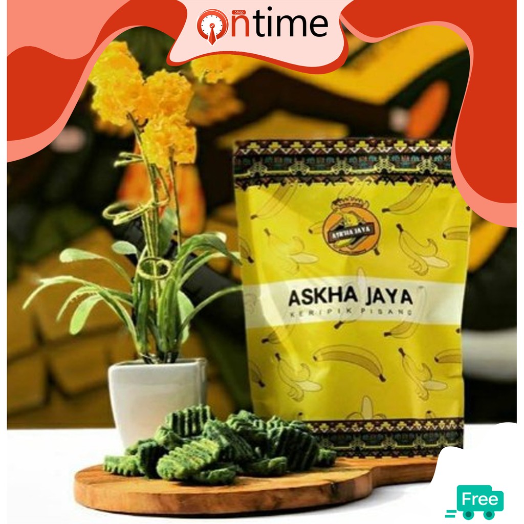 

Banana Chips Greentea Kemasan Baru Ontime Shop