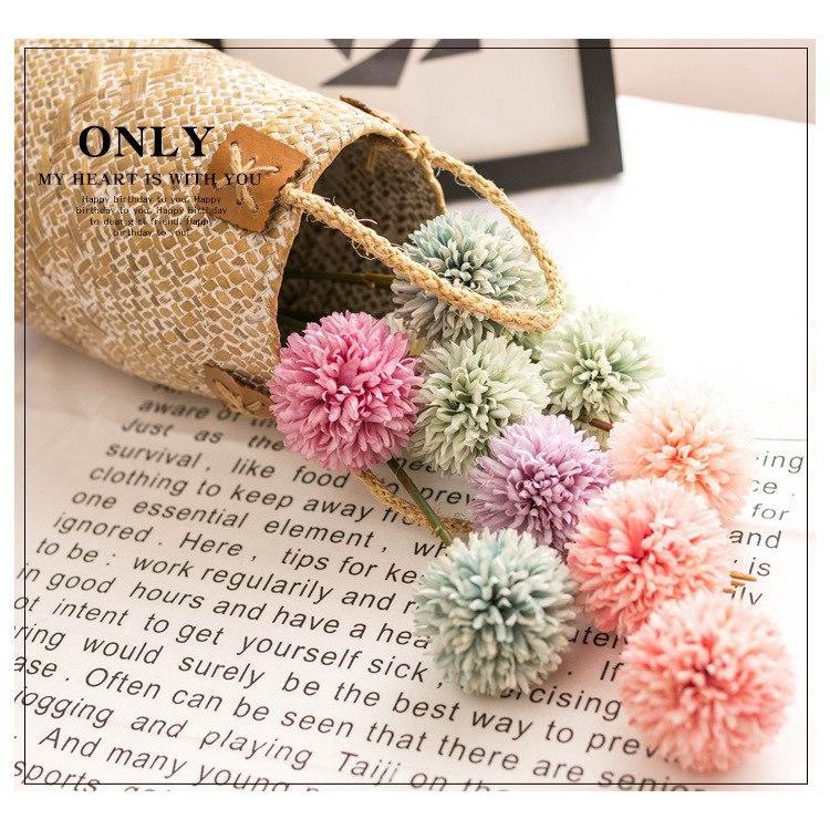 Bunga Plastik DANDELION - Artificial Flower - Bunga Hydrangea - Bunga Impor Dekorasi Pesta Hias-3