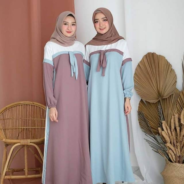 Afifa dress dusty blue