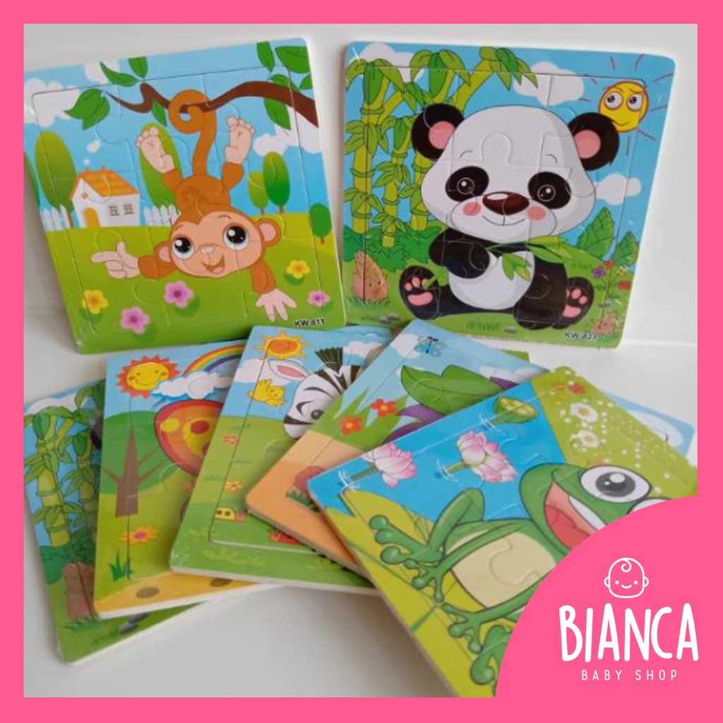 BIANCA - Puzzle Kayu 3x3 / 9PC