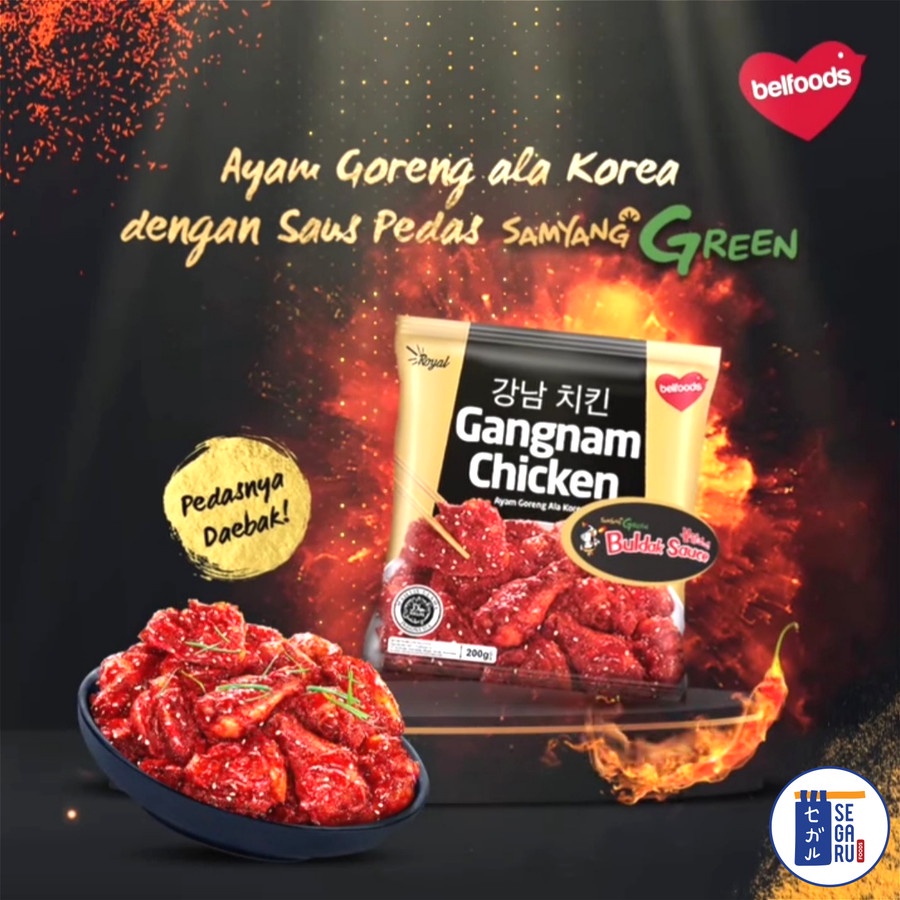 BELFOODS Royal Korean Series Gangnam Chicken / Itaewon Chicken 200gr