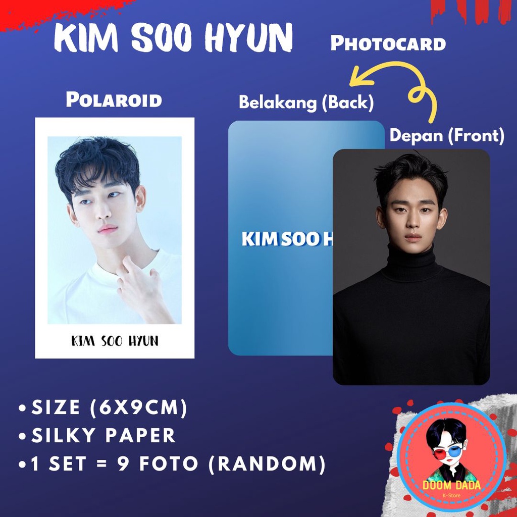POLAROID KIM SOO HYUN AKTOR KOREA / Photocard Kim Soo Hyun