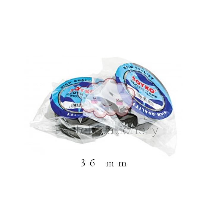 

Lakban Hitam Joyko 36mm - Cloth Tape 36mm Joyko