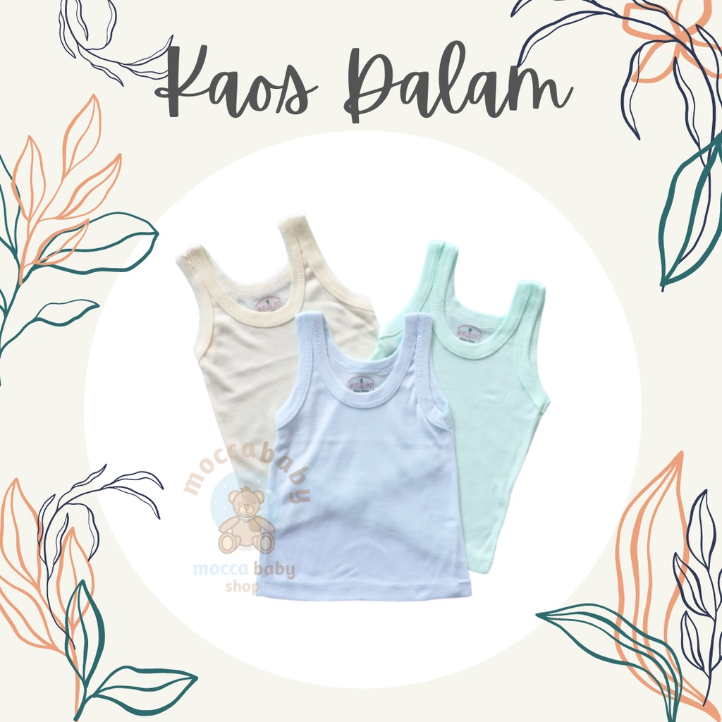 MBSS Singlet Anak / Kaos Dalam Anak / Kutung Polos Putih Warna