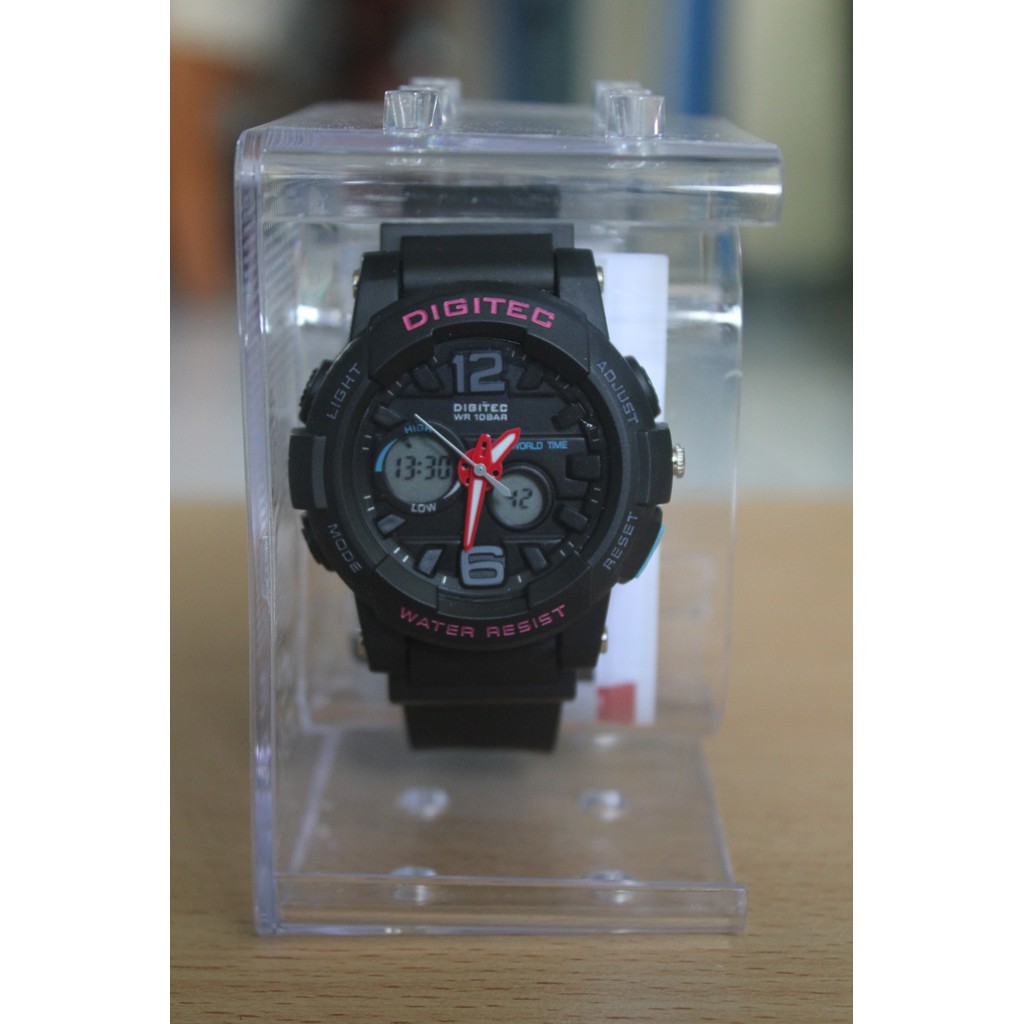 Anti Air  Jam Tangan Digitec Wanita Original Black