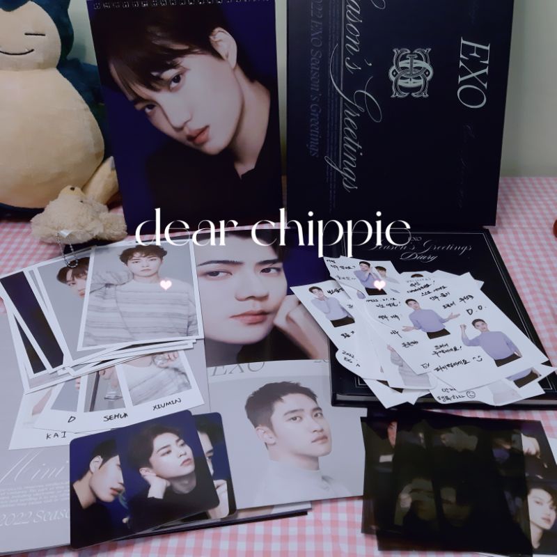 [READY STOCK] SG EXO 2022 WD SHARING SM SEASON GREETING XIUMIN D.O KYUNGSOO KAI SEHUN HARD COVER DIA