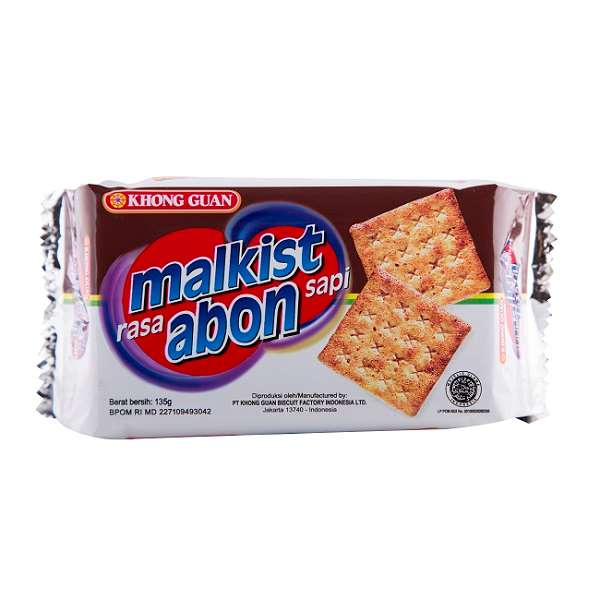 

KHONGGUAN MALKIST ABON CRACKERS 135 GR