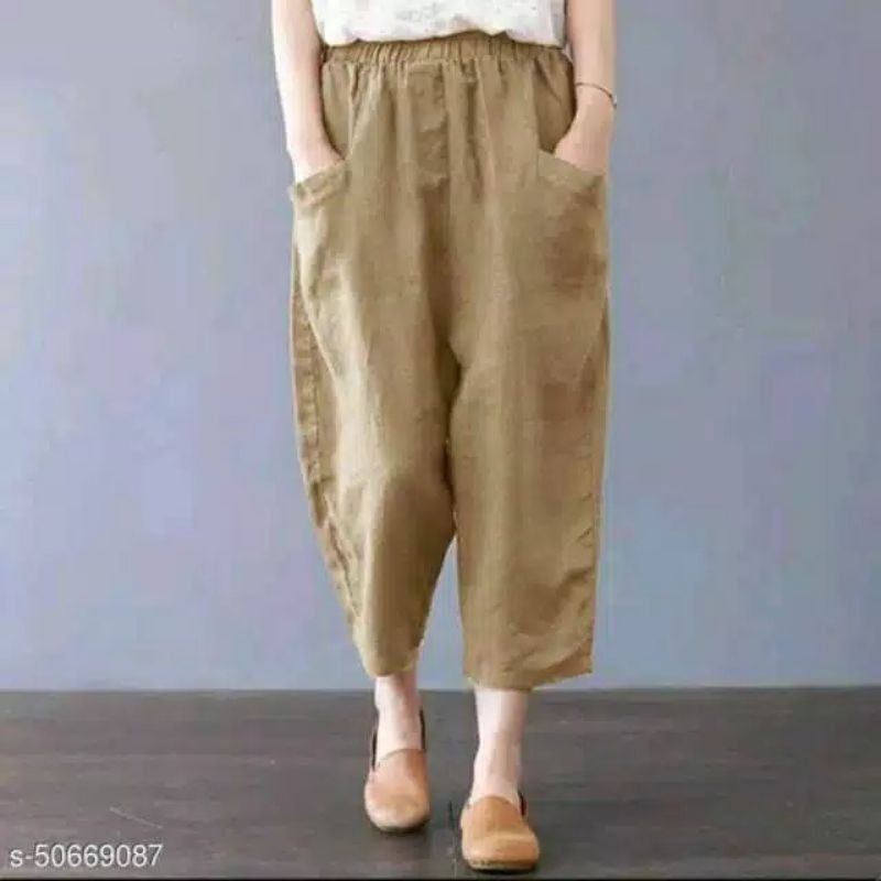 [BISA COD] Celana uniqllo pants / Celana wanita korea/willow pants