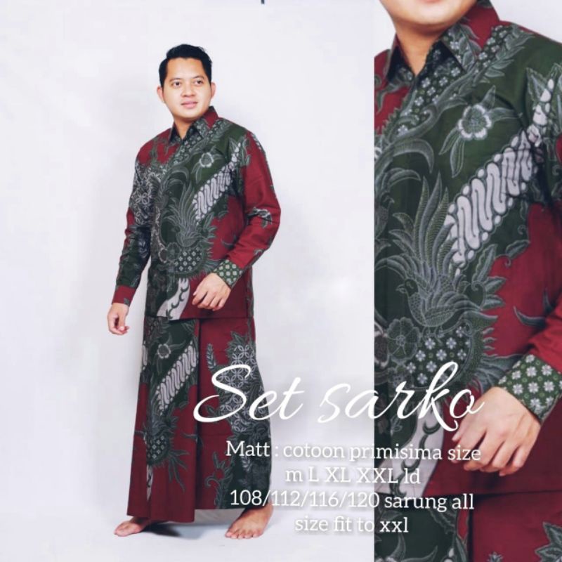 SET SARKEM/SET SARKO BATIK SRAGENAN