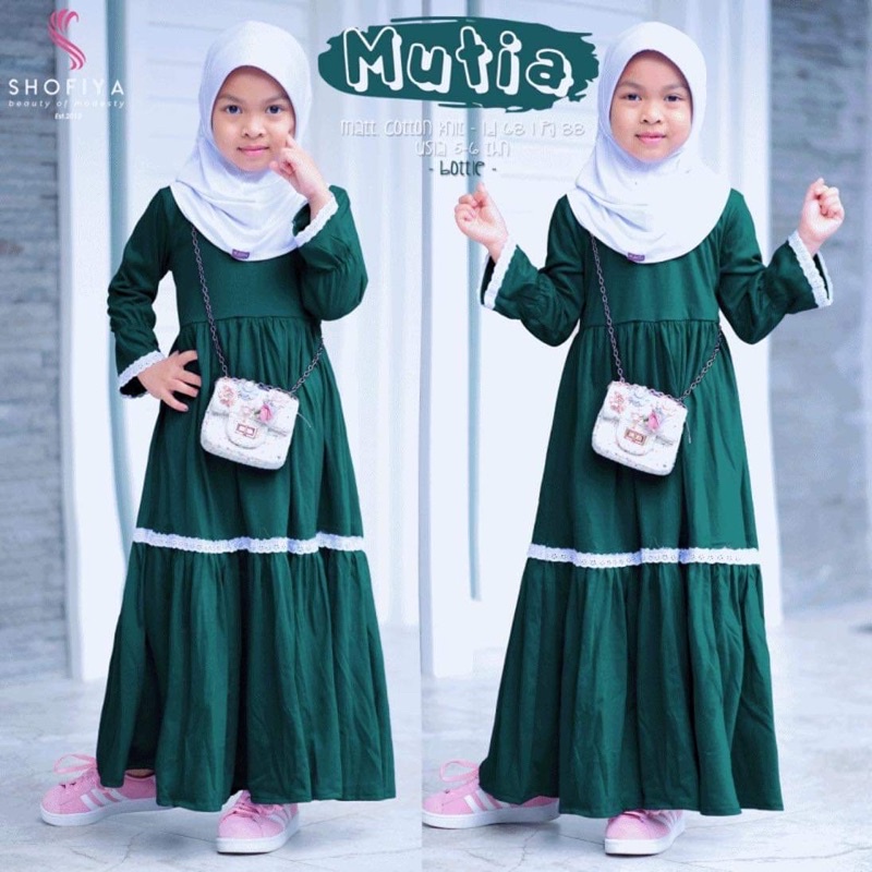 GAMIS ANAK MUTIA DRESS