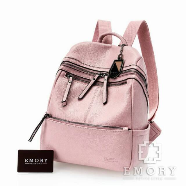 Backpack Fashion Emory Clarissa Original Ransel Wanita Import Batam