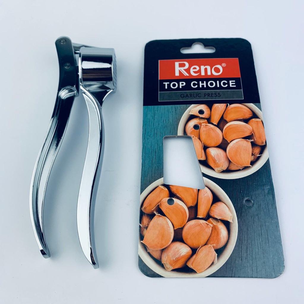 GARLIC PRESS RENO PEMECAH/PENGHANCUR/PELUMAT BAWANG STAINLESS