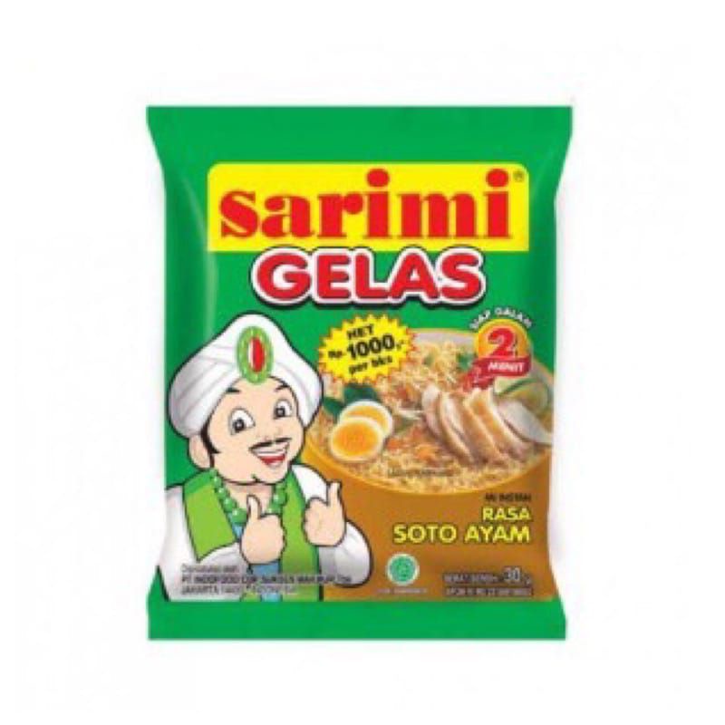 

SARIMI GELAS 30gr isi 10pcs