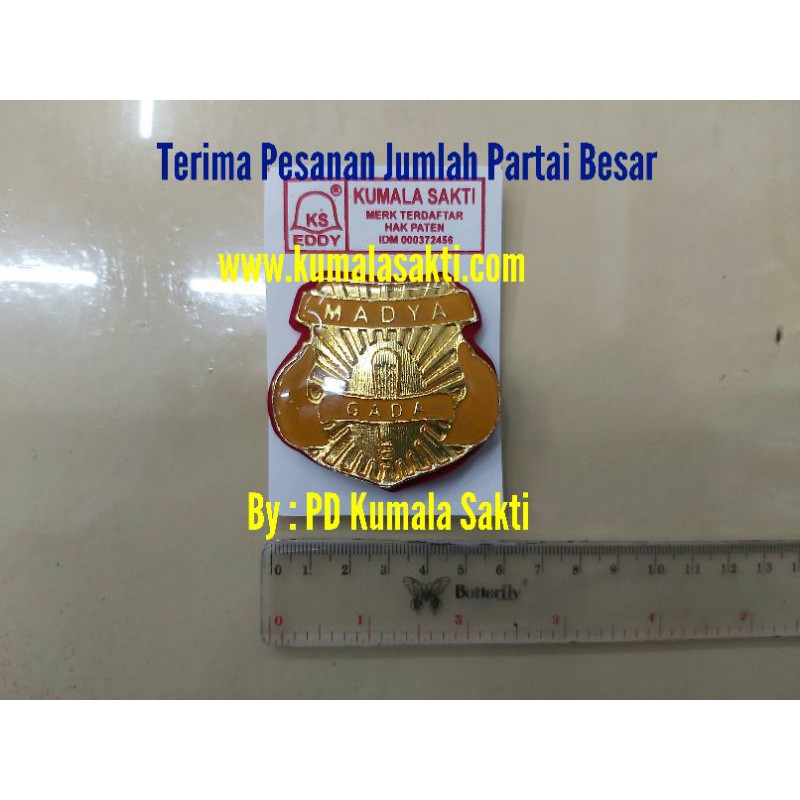 Pin Gada Madya Jumbo-Pin Satpam-Pin Security-Pin Gada Pratama-Topi Satpam-Rompi Satpam-Kaps Satpam