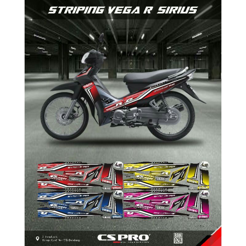 STRIPING/STICKER VEGA R NEW 2007