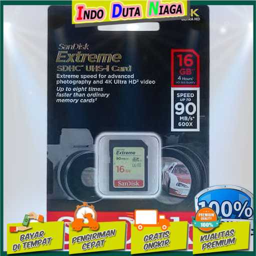 IDN TECH - SanDisk Extreme SDHC/XC Card UHS-I Class 10 V30 (90MB/s) - SDSDXNE