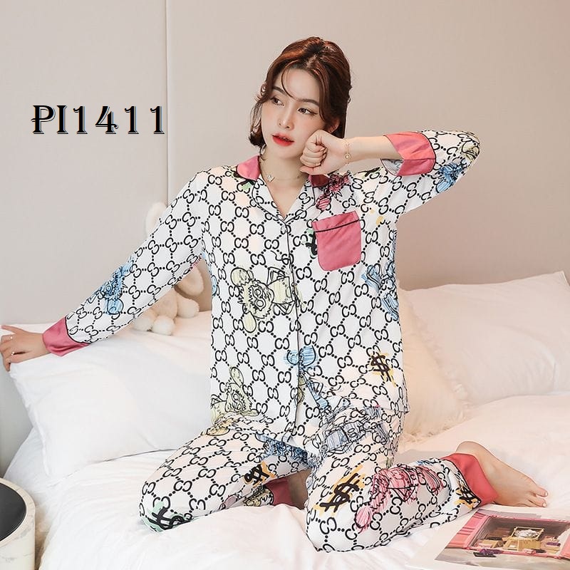 PIYAMA PP WANITA SUTRA KOREA PREMIUM PI1411