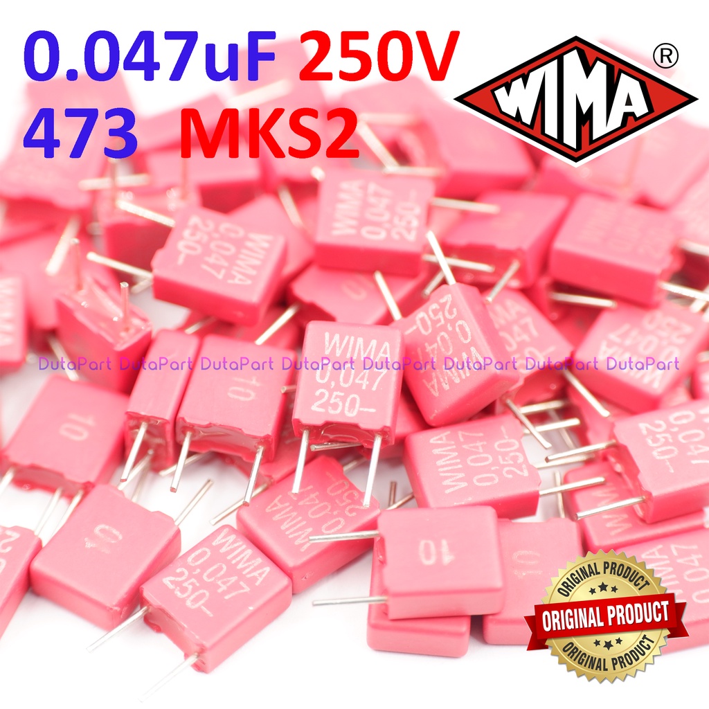 250V 47nF 0.047uF 473 MKS2 MKS 2 WIMA Film Capacitor Made In Germany