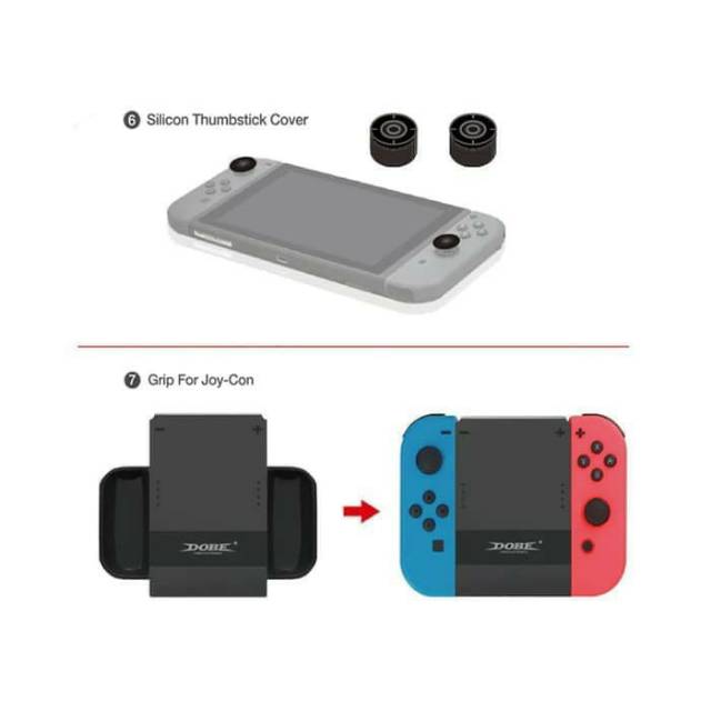 DOBE Protective Kit 7 in 1 Nintendo Switch