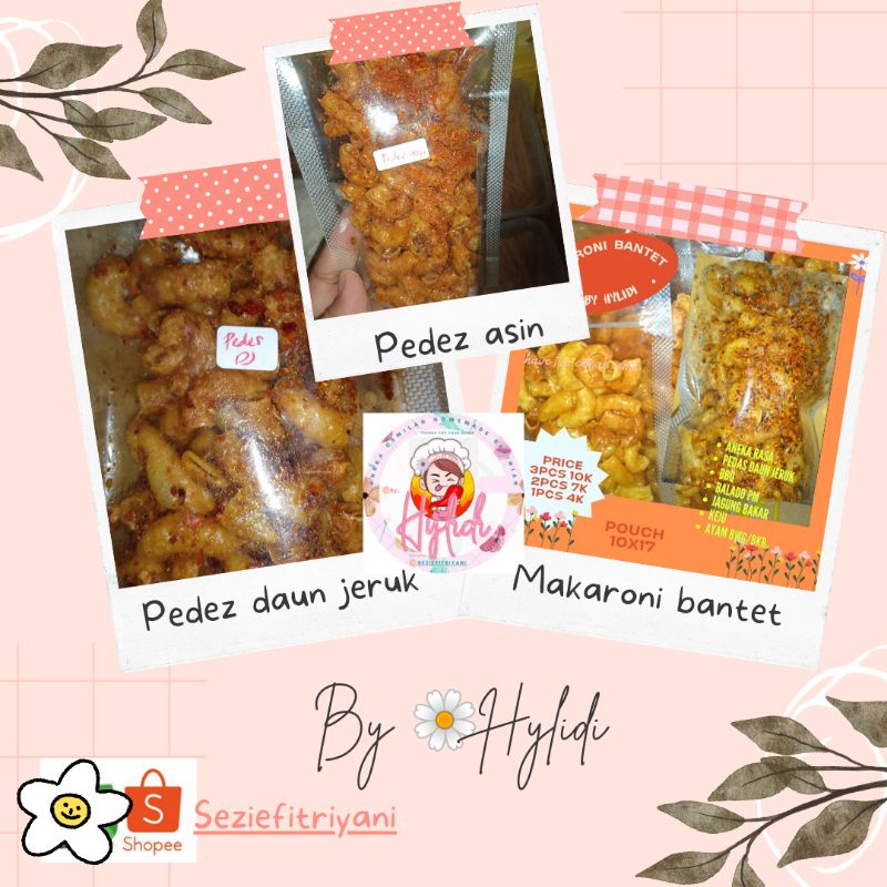 

Makaroni BANTET POUCH CIKRUH PEDAS DAUN JERUK, BBQ, JB, DLL