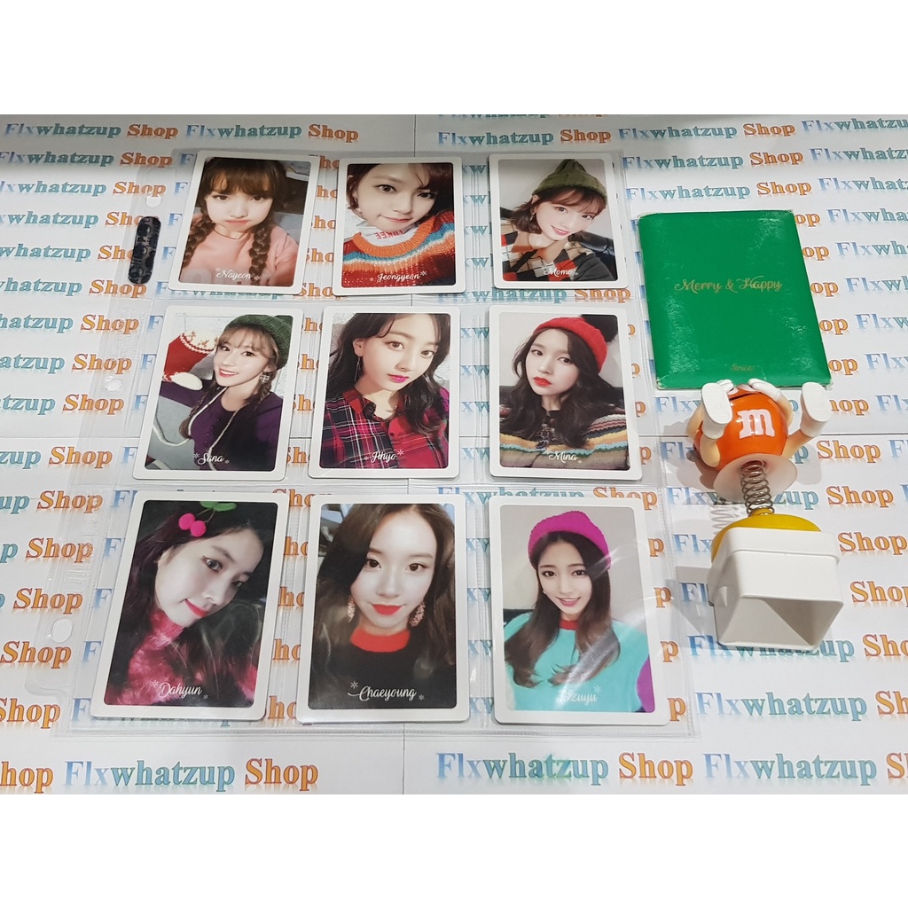 Twice Merry &amp; Happy Photocard Benefit Official