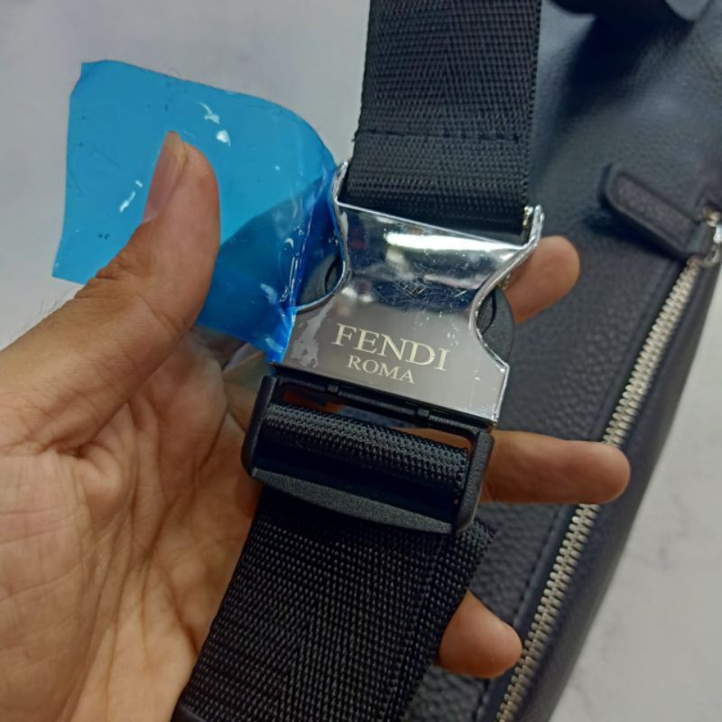 Waistbag Kulit Fendi Belt Bag Tas Pinggang Kulit Asli Import