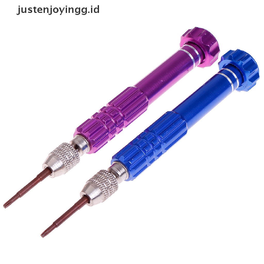 【justenjoyingg.id】 Multifunction mini Blade Screwdriver With Replacemet Head Anti Slip Repair tools .