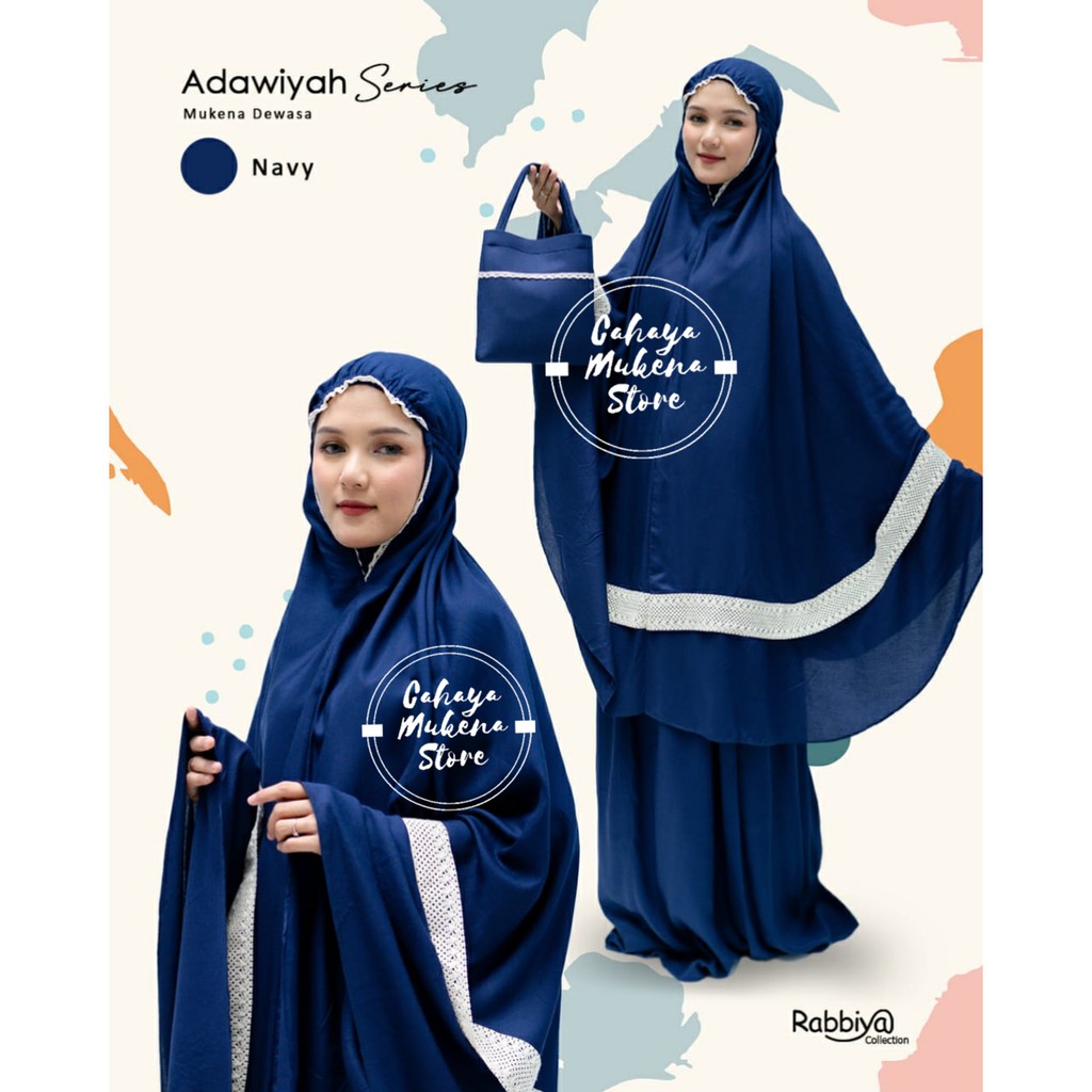 MUKENA DEWASA TERBARU 2021/MUKENA RAYON ADEM ADAWIYAH SERIES