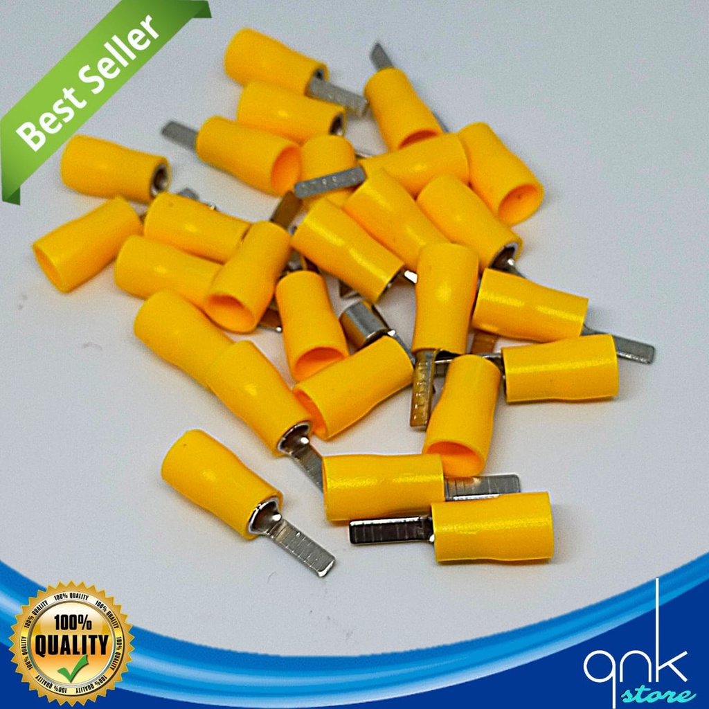 Skun Kabel Chip Tusuk DBV 5.5-10 Kabel 4~6mm SL. (Kuning)