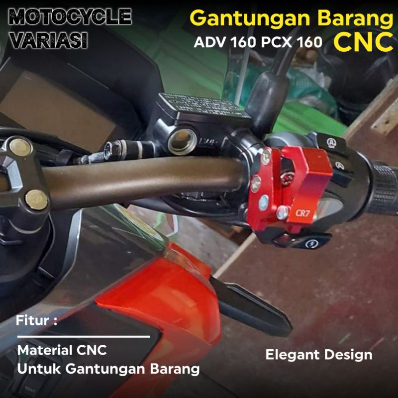 Gantungan Barang ADV 160 Lipat CNC Gantungan Barang ADV 160 PCX 160