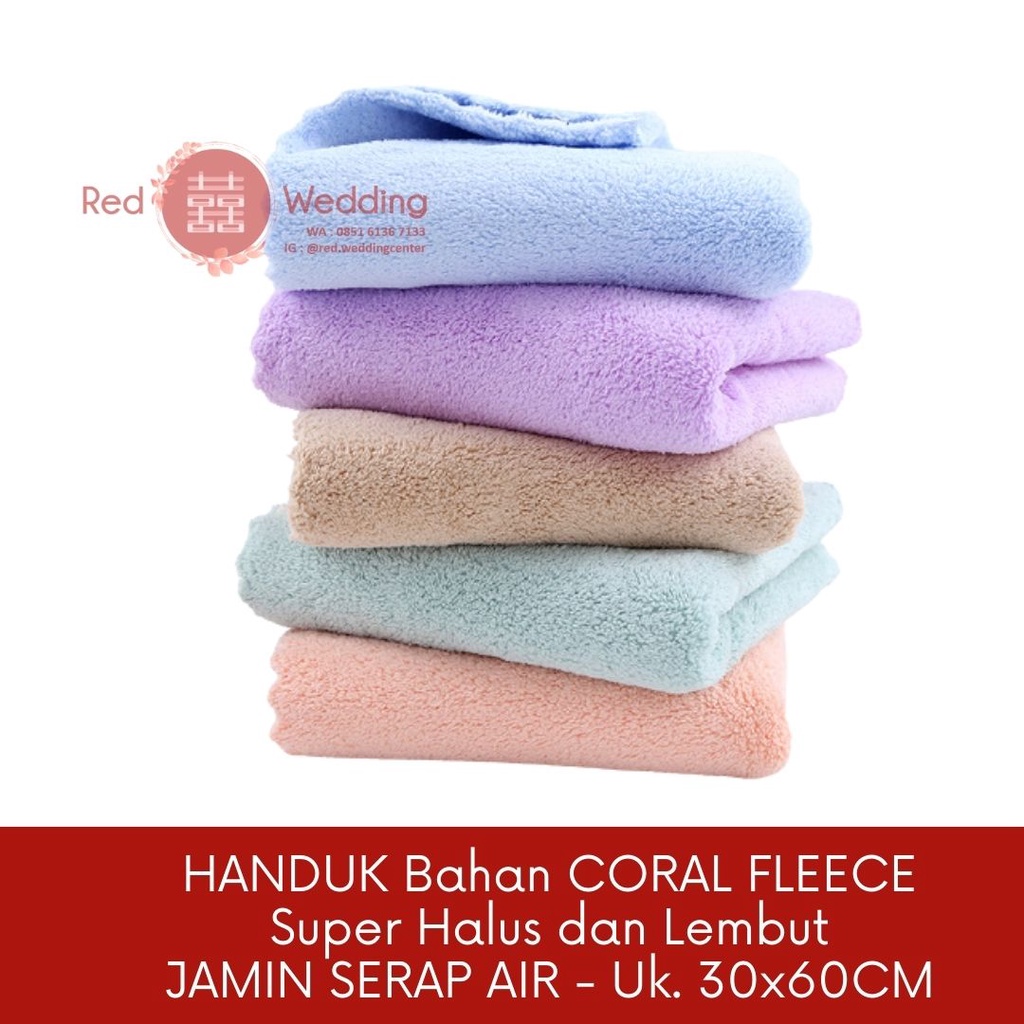 [KOTAK Couple Doll] PAKET HANDUK Pastel/Merah Souvenir Pernikahan Wedding / Teapai / Sangjit - MOHON BACA DESKRIPSI