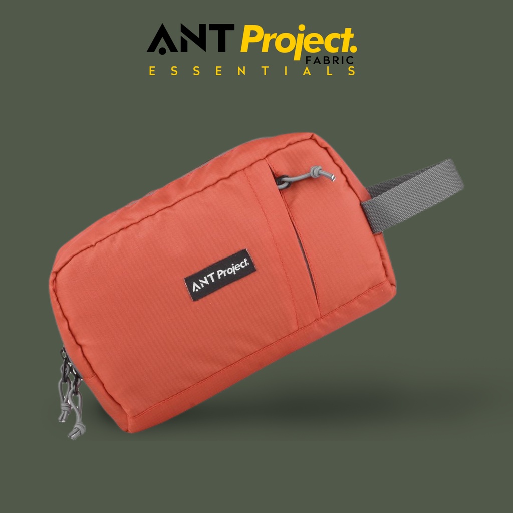 ANT PROJECT - Pouch Roaster Travel Organizer - Doppkit - Orange - Clucth