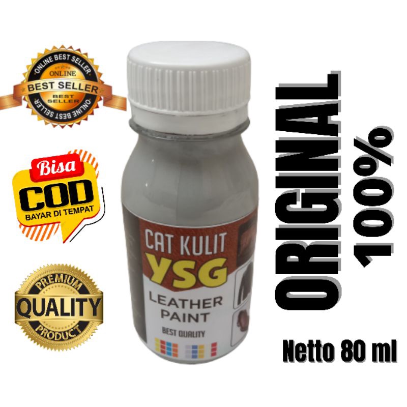 cat jaket kulit asli warna abu abu 80 ml,cat tas kulit asli,cat sepatu kulit asli DLL