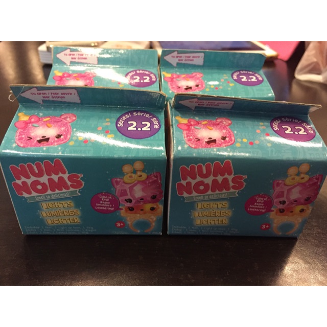 Squishy numnoms num noms light lights serie series 2 rare lisenced rare