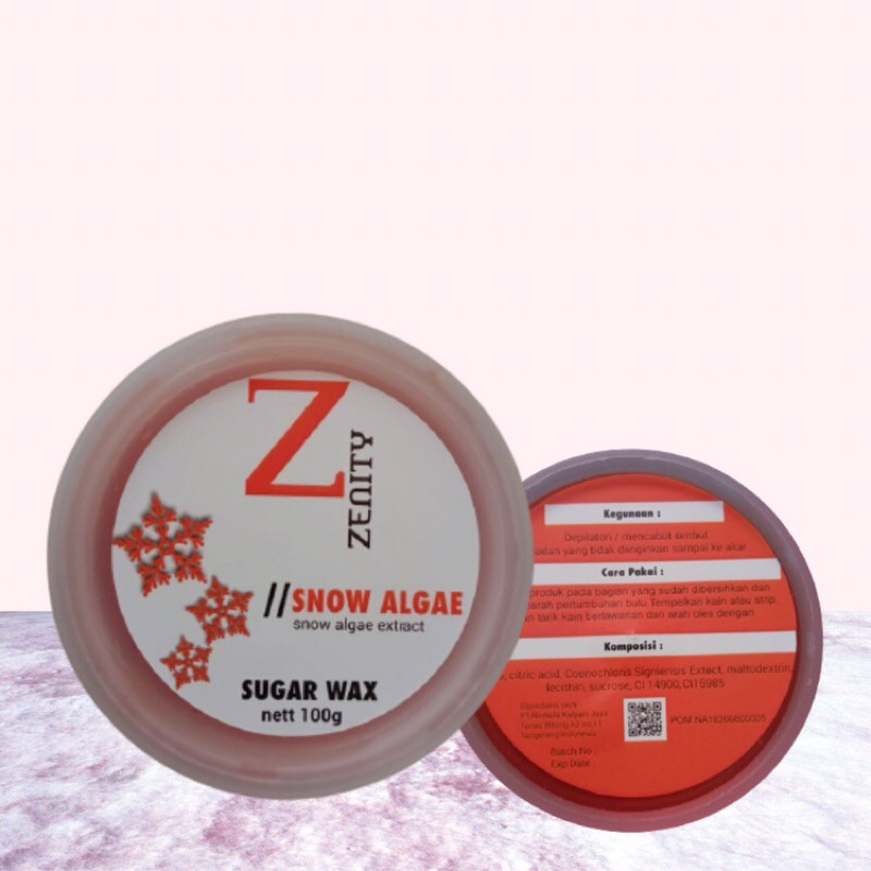 Sugar Wax Zenity 100g - SNOW ALGAE/MOSS/YUZU