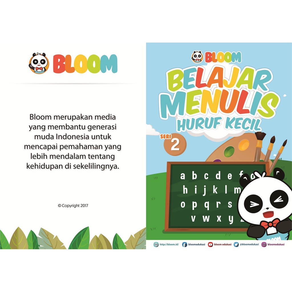 Buku Belajar Menulis Huruf Kecil