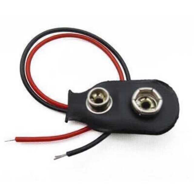 Kancing baterai 9v klip batre kabel konektor battery clip soket