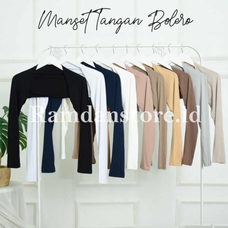 manset tangan sambung bolero anti melorot / Standar dan jumbo / manset hijab