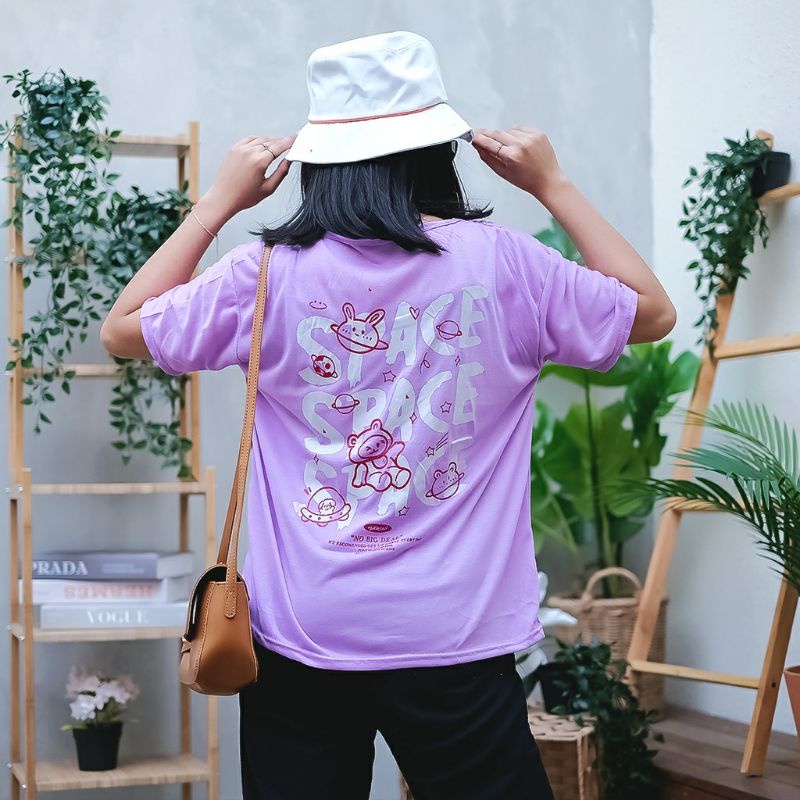 Arifirn - Kaos Oversize Harajuku Space (Ld 106, P 65)