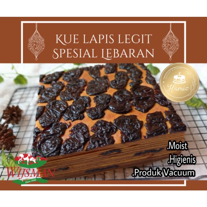 

KUE LAPIS LEGIT SUPER FULL WISMAN PRUNES ATAS DALAM 20x20cm