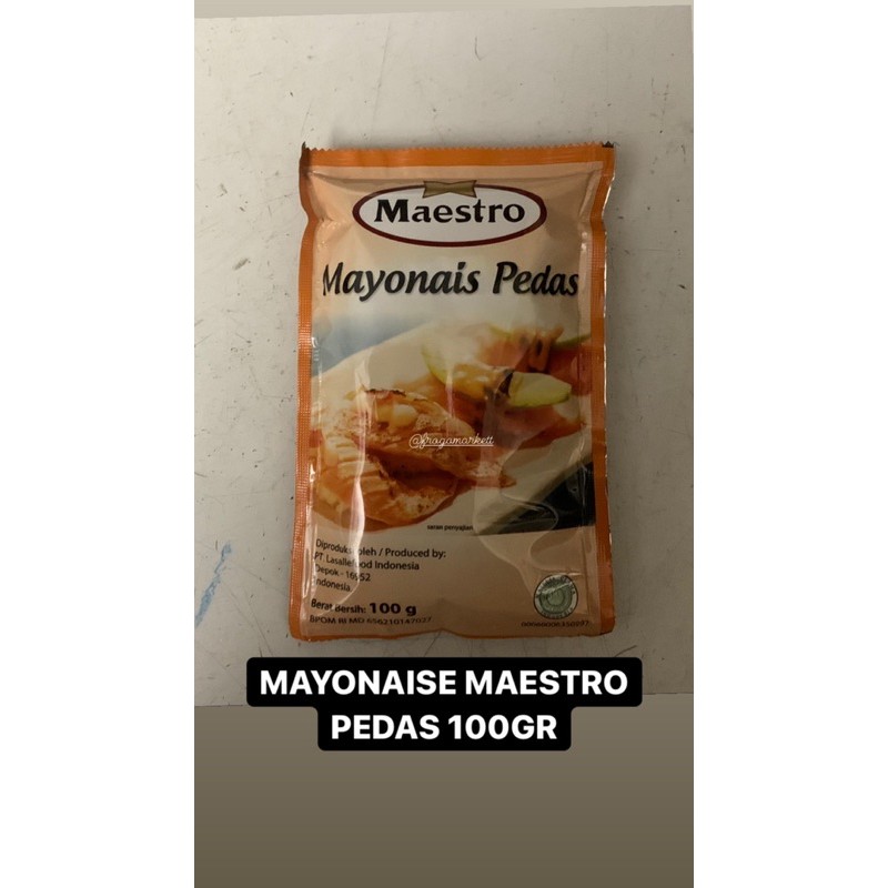 Mayonaise Maestro Original, Pedas, Wijen Sangarai 100gr