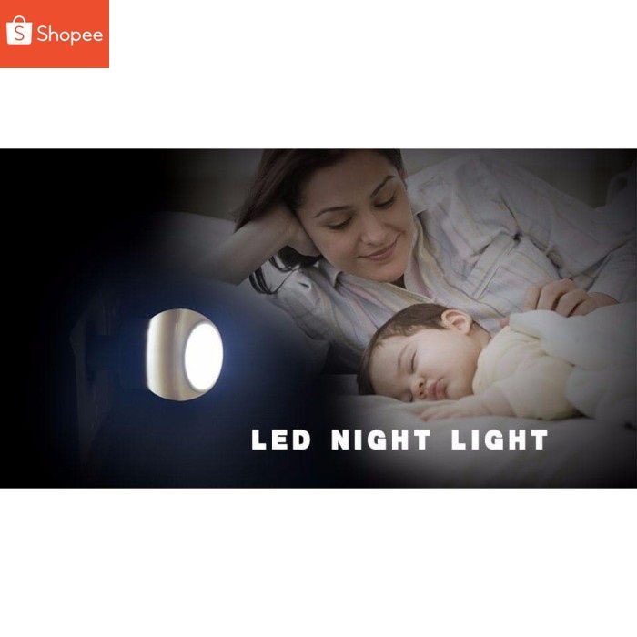 Lampu Tidur LED Sensor Cahaya Rotasi 360 Derajat