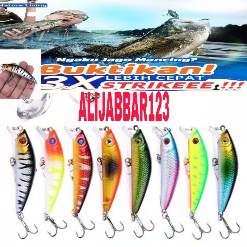 UMPAN PANCING IKAN MINNOW IMPORT