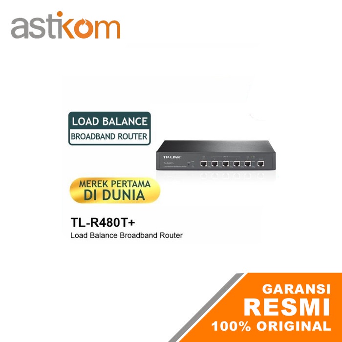 TP-Link Load Balance TL-R480T+ Fast Ethernet 5 Port Multi-Wan Router