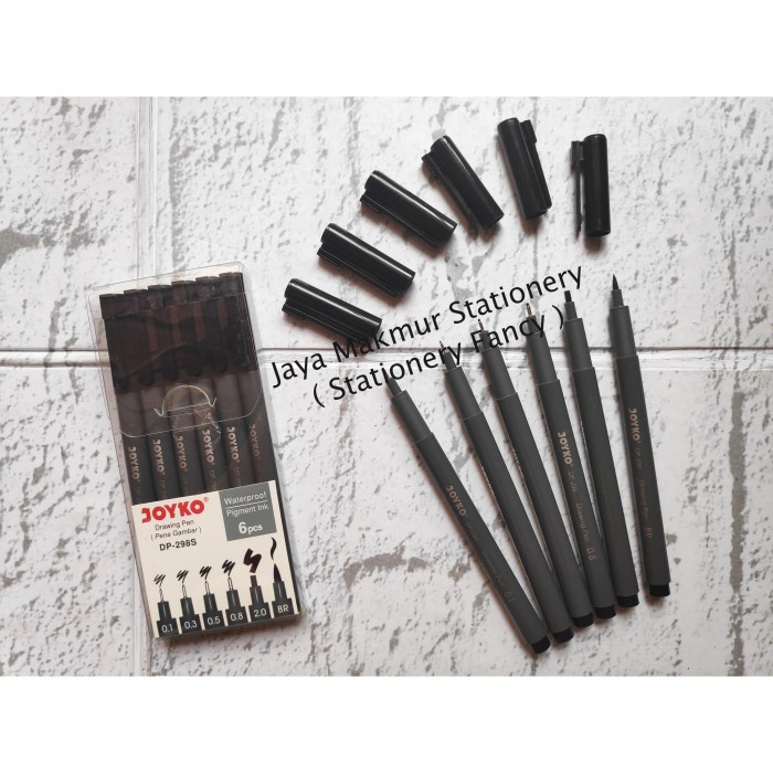 

Pendrawing- Drawing Pen Joyko Dp-298S Set 6 Pcs -Drawing-Pen.