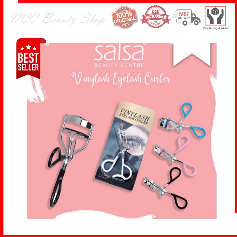 * NCC * Salsa Vinilash Penjepit Bulu Mata Original Kualitas Bagus Eyelash Curler Vinylash